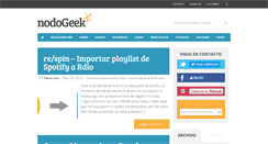 Desktop Screenshot of nodogeek.com
