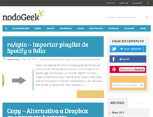 Tablet Screenshot of nodogeek.com